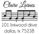 Music Staff Self Inking Stamper Image 2 of 2